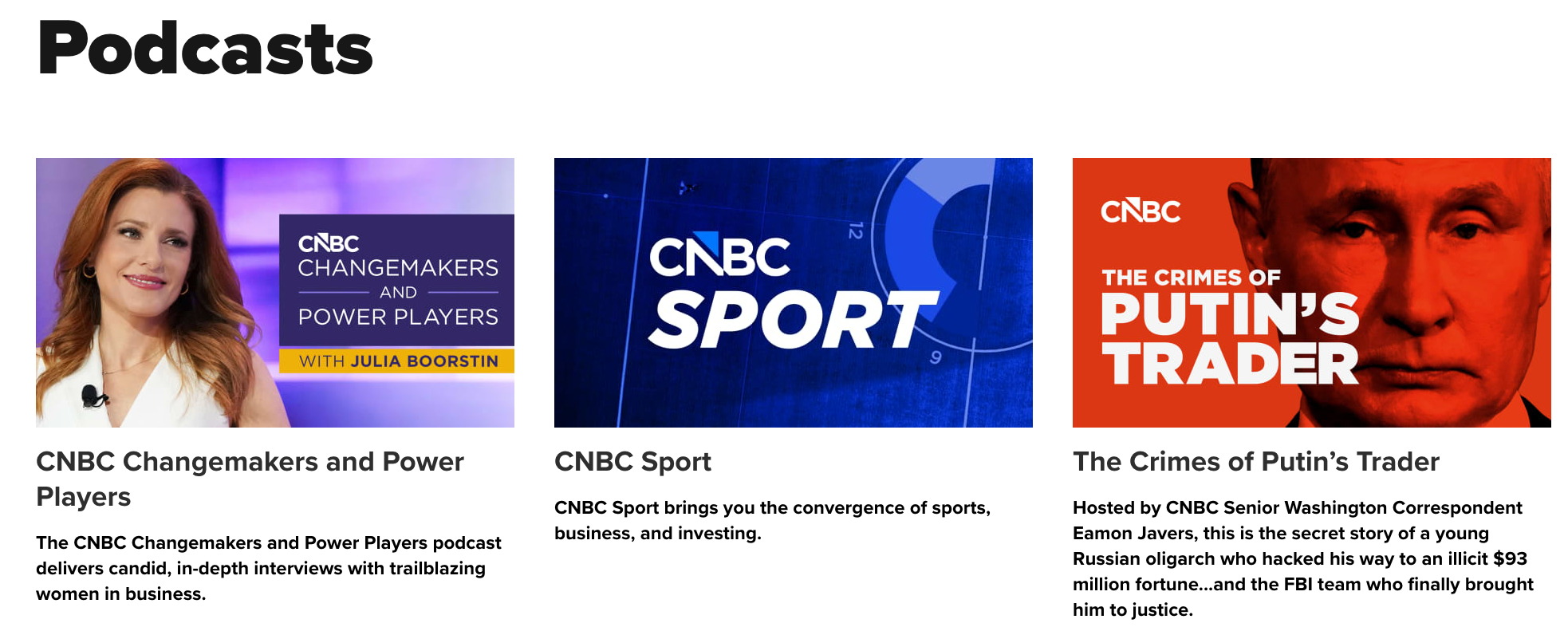 How can I listen to CNBC Podcasts? – CNBC Help Center